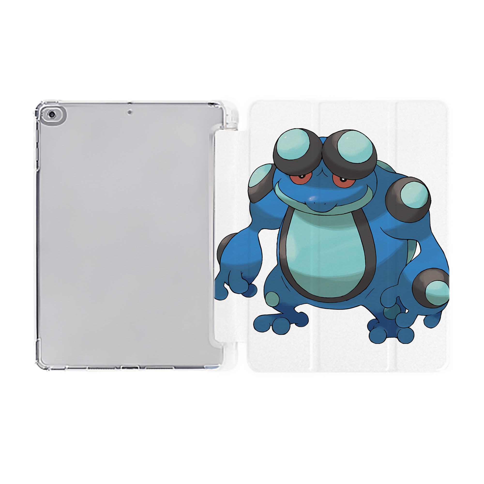 （画像用） ポケットモンスター Pokémon IPad ケース ペン収納付き 三つ折りスタンド PUレザー×シリコン 対応機種9.5/10.5/10.9インチ